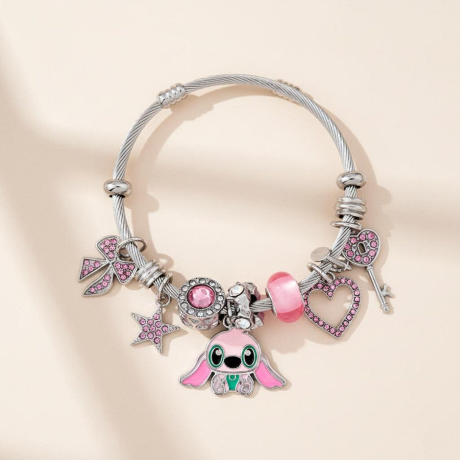 Stitch Anime Character Plush Toy and Lilo &amp; Stitch Bracelet Accessories eprolo