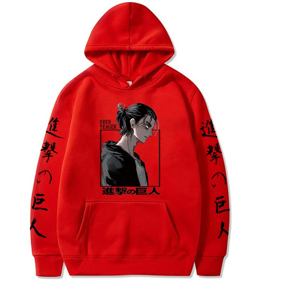 Attacking Giant Soldier Captain Printed Harajuku Junior anime Hoodie Sweatshirt eprolo