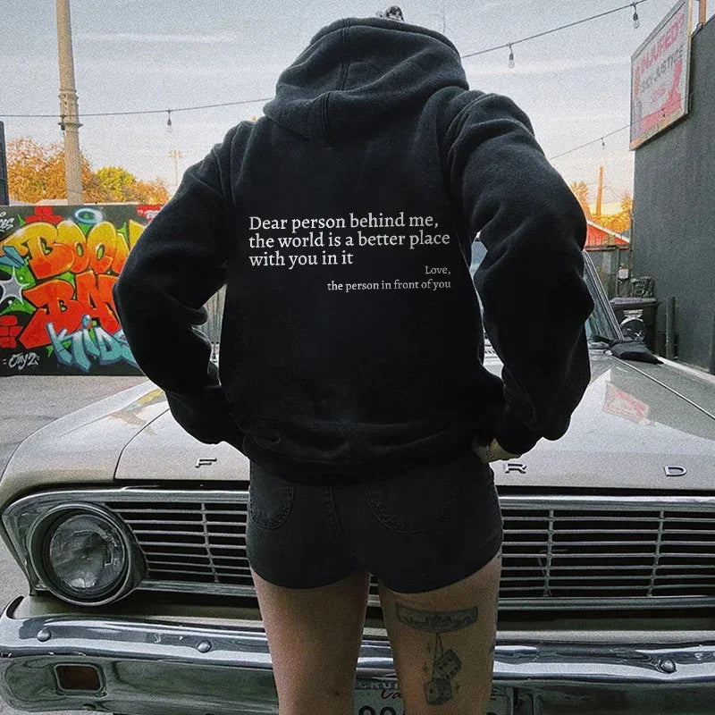 Inspirational Message Hoodie