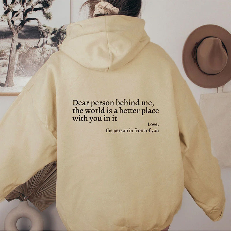 Inspirational Message Hoodie