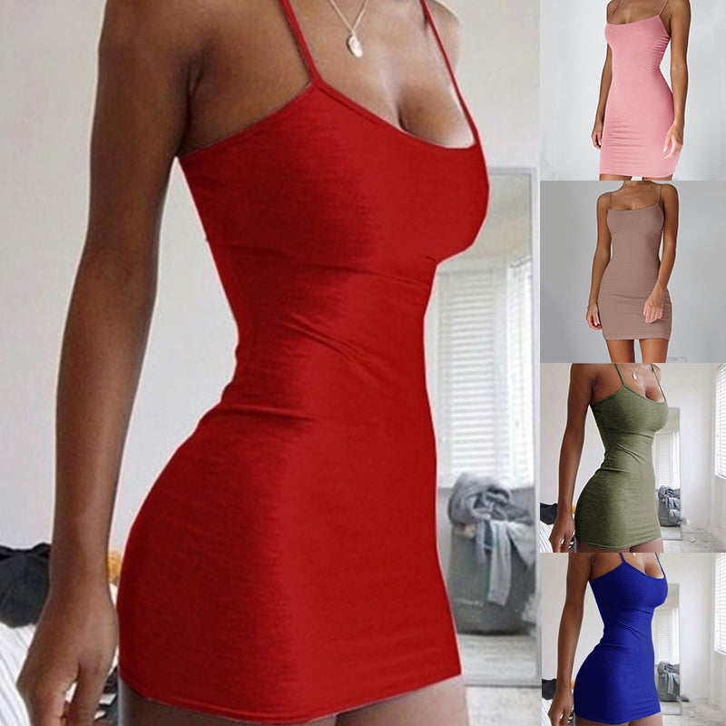 Spaghetti Strap Bodycon Dress