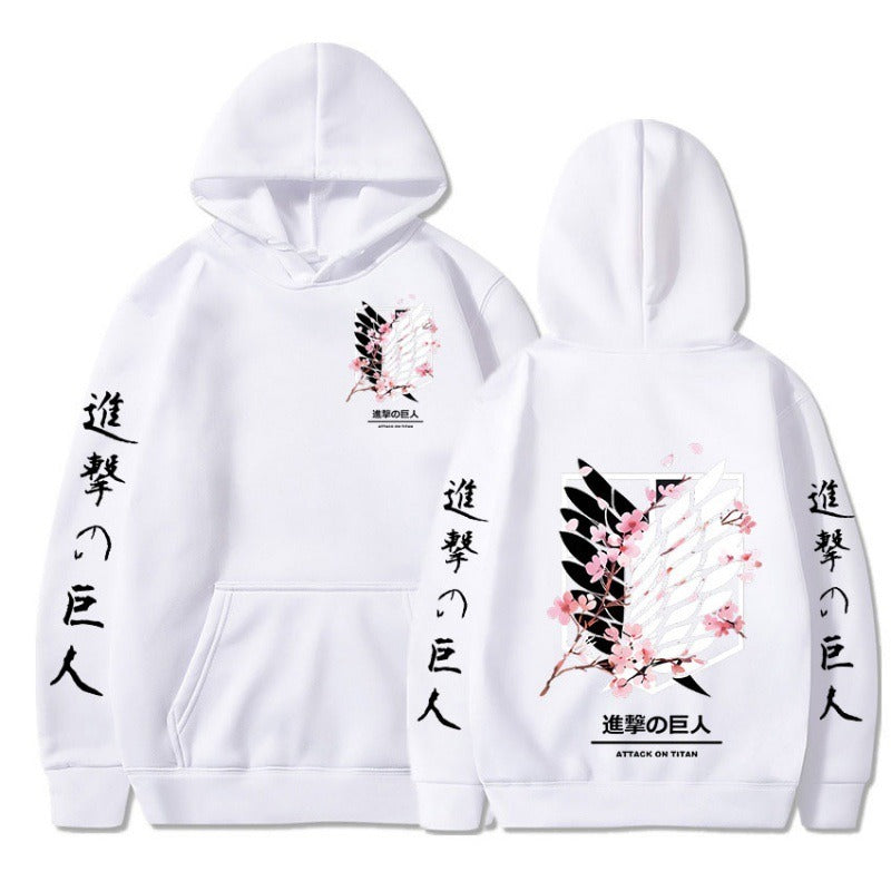 Attack on Giant Freedom Wings New Anime Plush Hoodie Cross border Hoodie Anime Hoodie eprolo