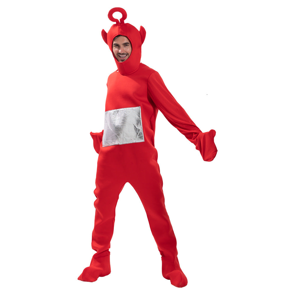 New cartoon characters Teletubbies costumes Halloween party funny costumes campus activities cute costumes eprolo