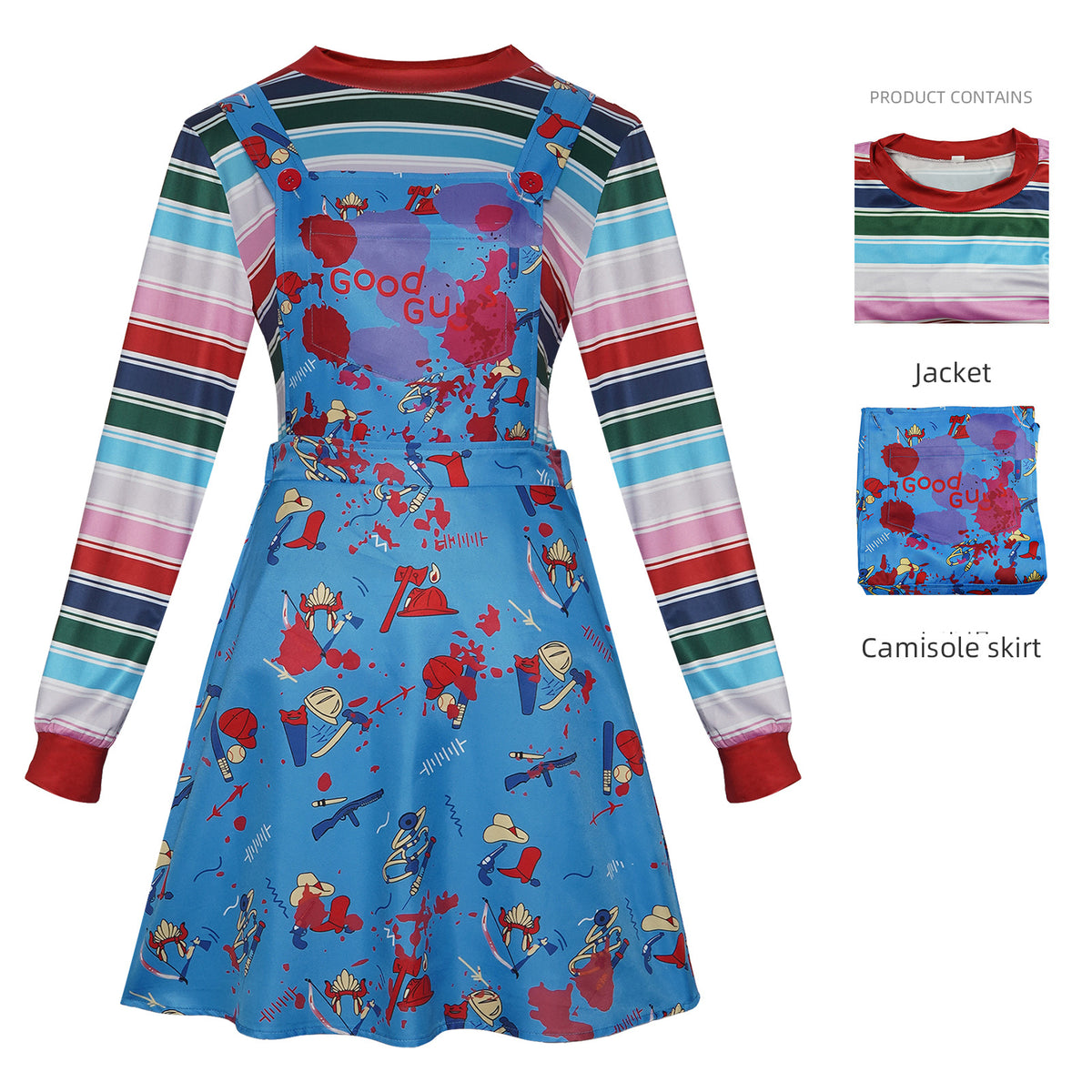 Halloween Chucky Cosplay Dress for Women eprolo