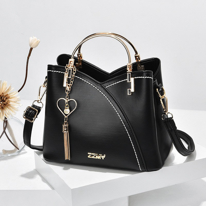 Trendy Handbag Korean Style Color Block Large Capacity Women's Bag Fashion Shoulder Crossbody Bag Wholesale Cross-border Bucket Bag eprolo