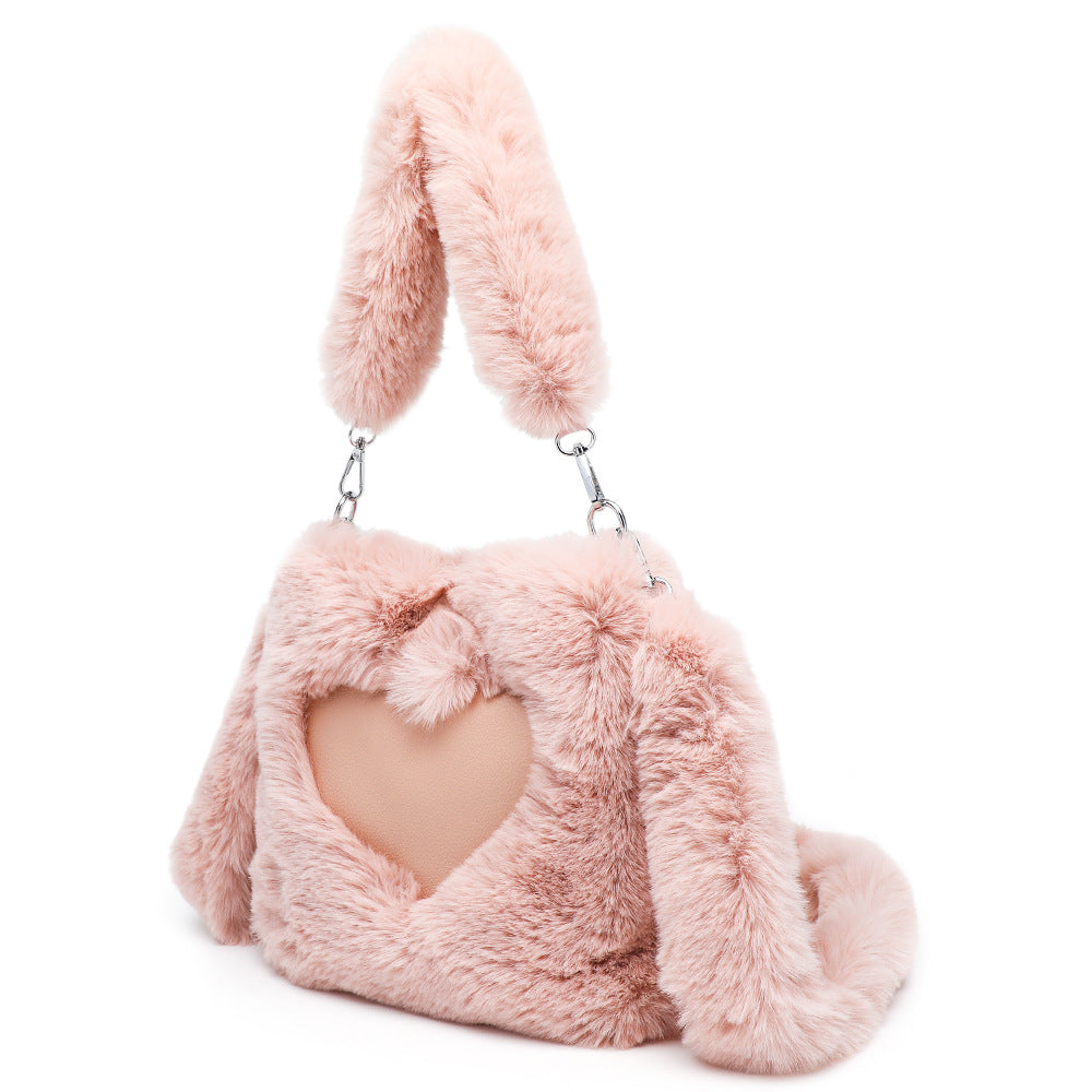 Women Fluffy Shoulder Bag Top-handle Bag Female Autumn Winter Handbag Plush Tote Girls Fashion Shopping Bags Handbags For Women Zee's Vibe Vault