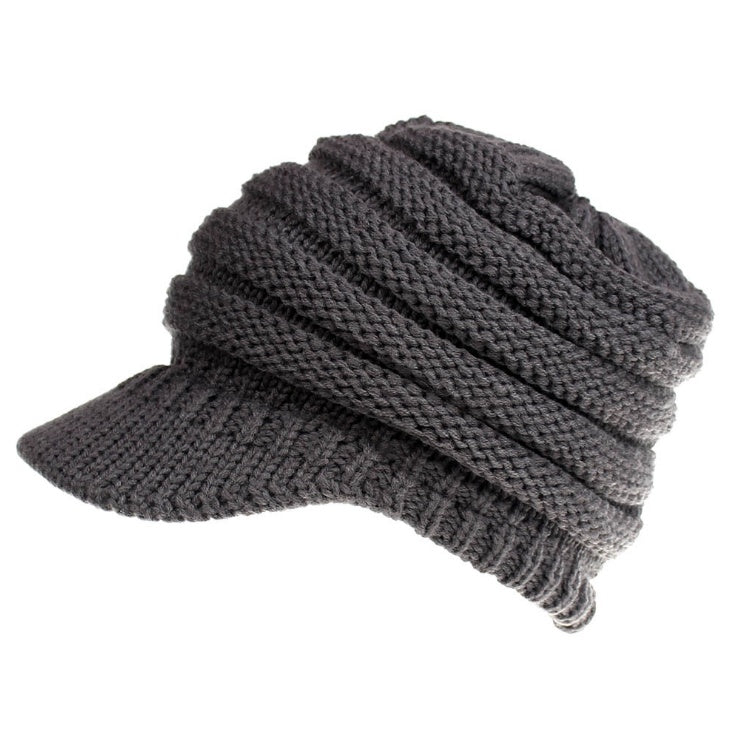 Women Ponytail Beanies Autumn Winter Hats Female Soft Knitting Caps Warm Ladies Skullies Zee's Vibe Vault