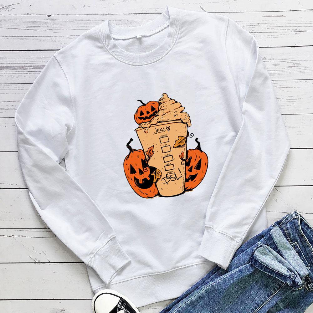 Coffee cup printed hoodie eprolo
