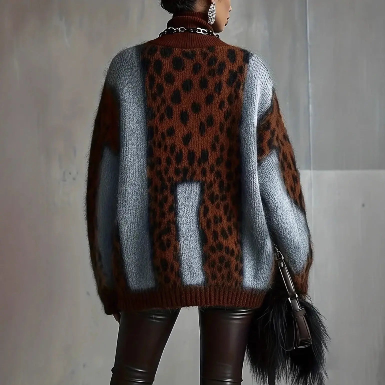 Leopard Print Sweater Zvibevault