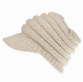 Women Ponytail Beanies Autumn Winter Hats Female Soft Knitting Caps Warm Ladies Skullies Zee's Vibe Vault