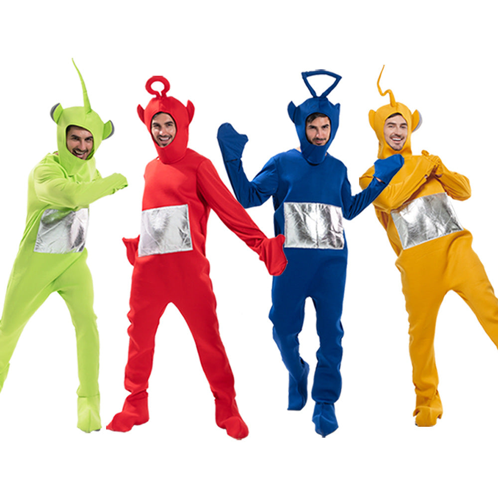 New cartoon characters Teletubbies costumes Halloween party funny costumes campus activities cute costumes eprolo