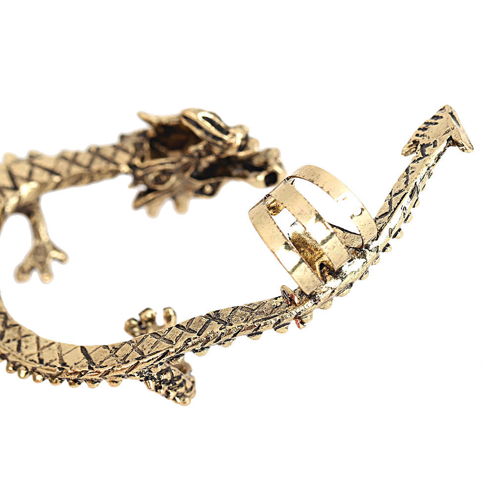 Creative Earrings Fashion Hipster Retro Dragon Earrings Ear Clips Without Pierced Earrings eprolo