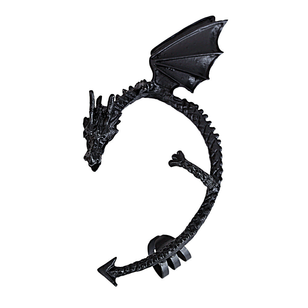 Creative Earrings Fashion Hipster Retro Dragon Earrings Ear Clips Without Pierced Earrings eprolo