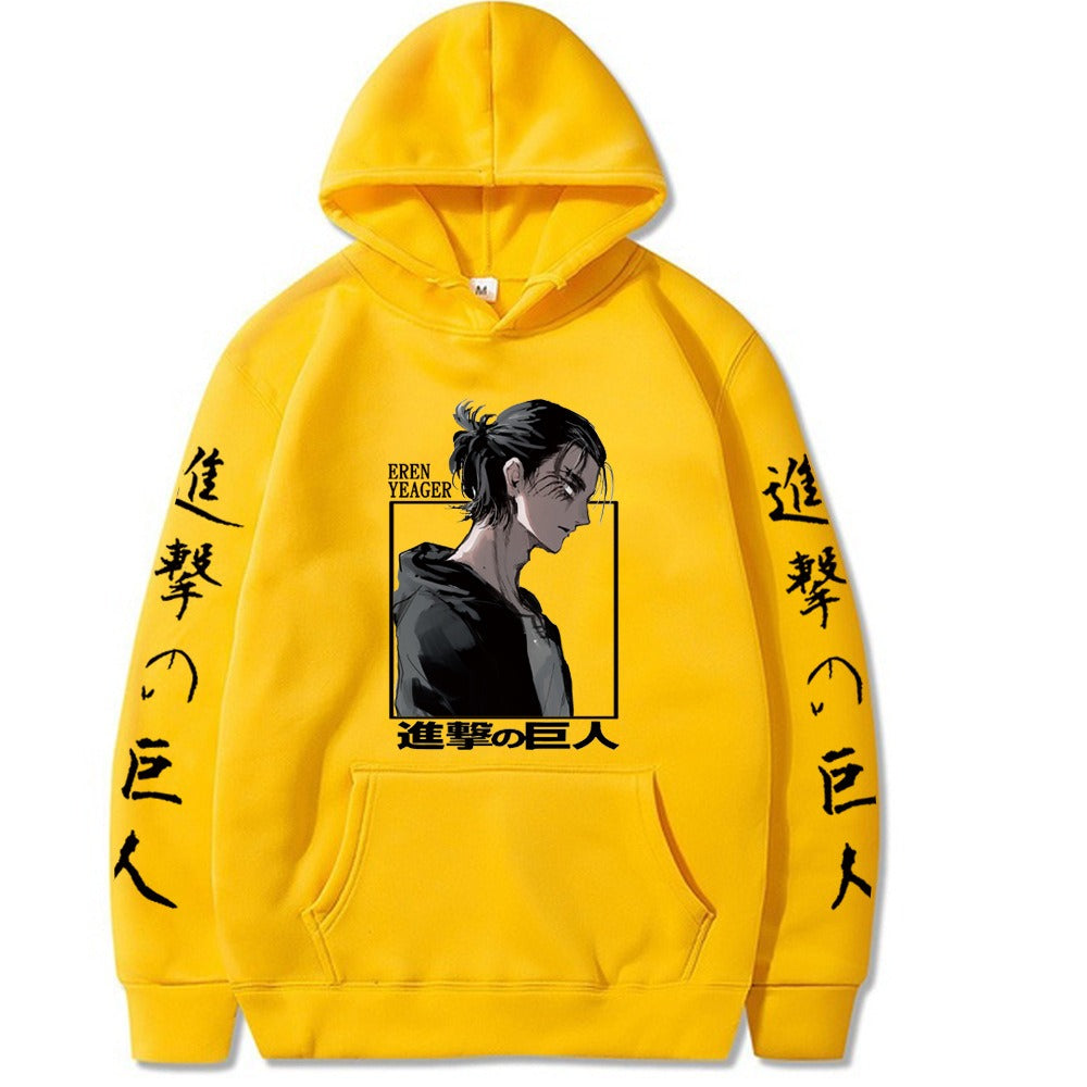 Attacking Giant Soldier Captain Printed Harajuku Junior anime Hoodie Sweatshirt eprolo