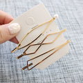 3Pcs/set Pearl Metal Gold Color Hair Clip Bobby Pin Barrette Hairband Hairpin Headdress for women girls Hair Accessories eprolo