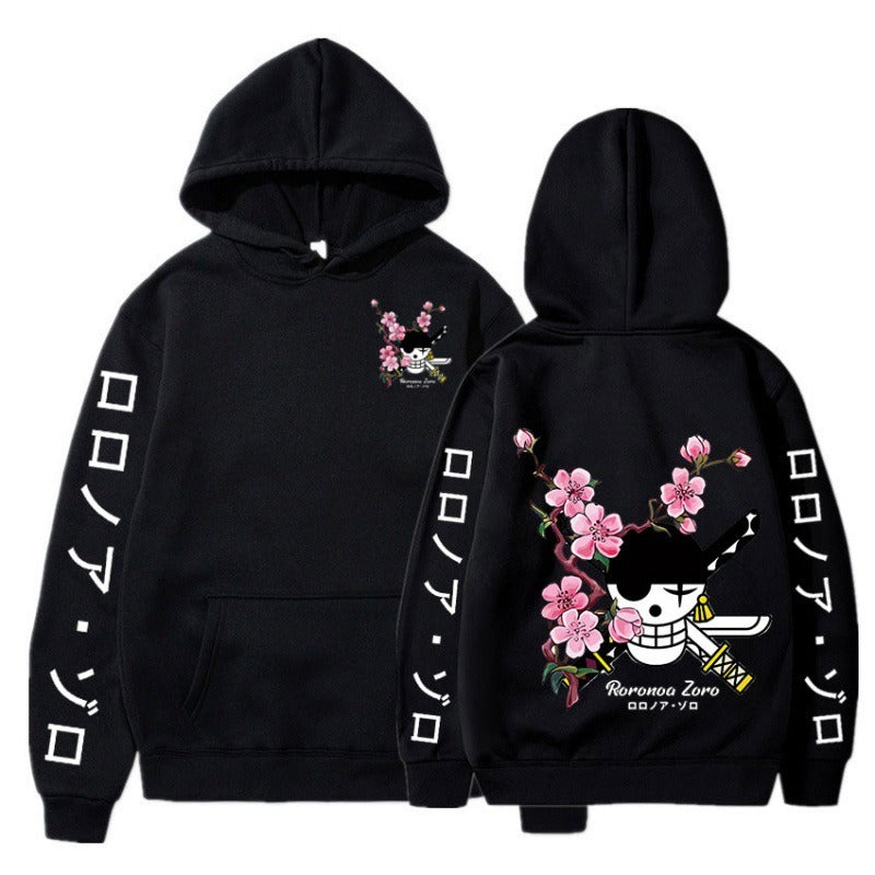Pirate King Solon's new anime plush men's and women's hoodies cross-border hoodie anime hoodie eprolo