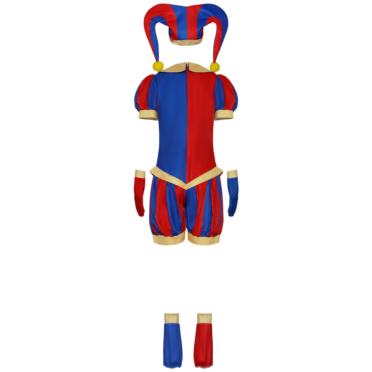 The  Digital Circus Pomni Clown Cosplay Costume Jumpsuit eprolo