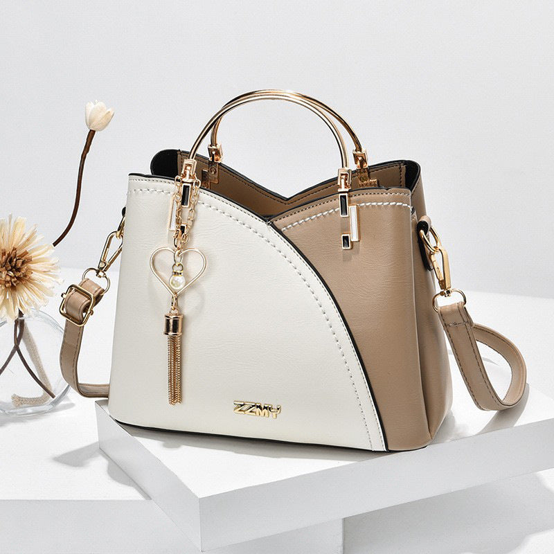 Trendy Handbag Korean Style Color Block Large Capacity Women's Bag Fashion Shoulder Crossbody Bag Wholesale Cross-border Bucket Bag eprolo