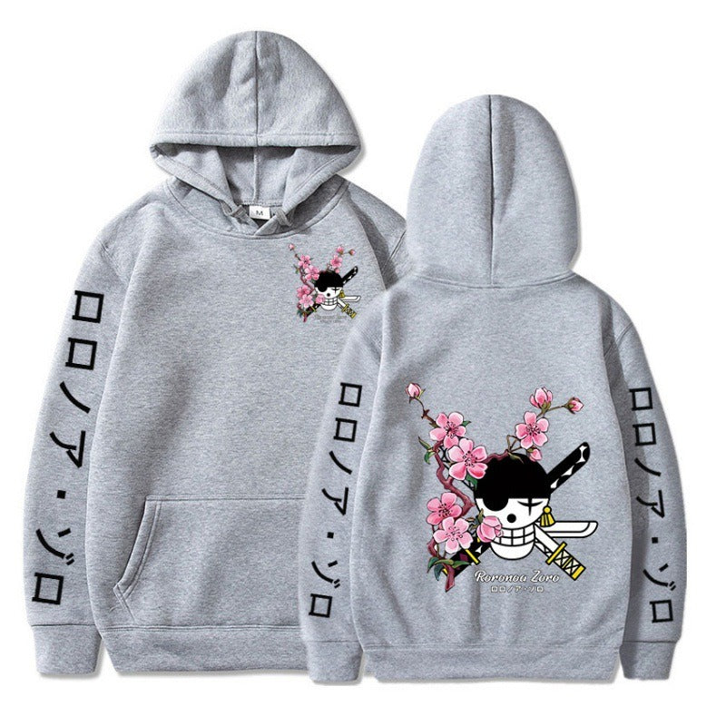 Pirate King Solon's new anime plush men's and women's hoodies cross-border hoodie anime hoodie eprolo