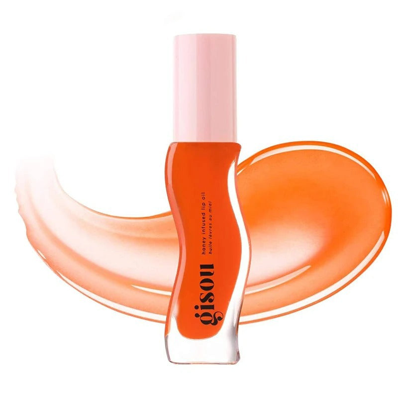 Hydrating Lip Oil Gloss Honey Gold 6-in-1 Moisturizing Lip Care eprolo