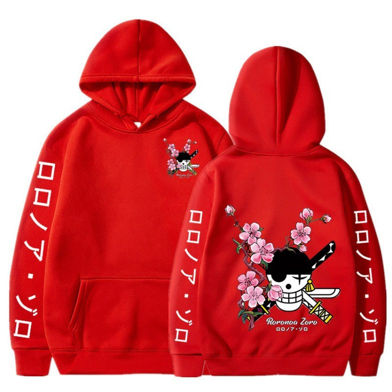 Pirate King Solon's new anime plush men's and women's hoodies cross-border hoodie anime hoodie eprolo