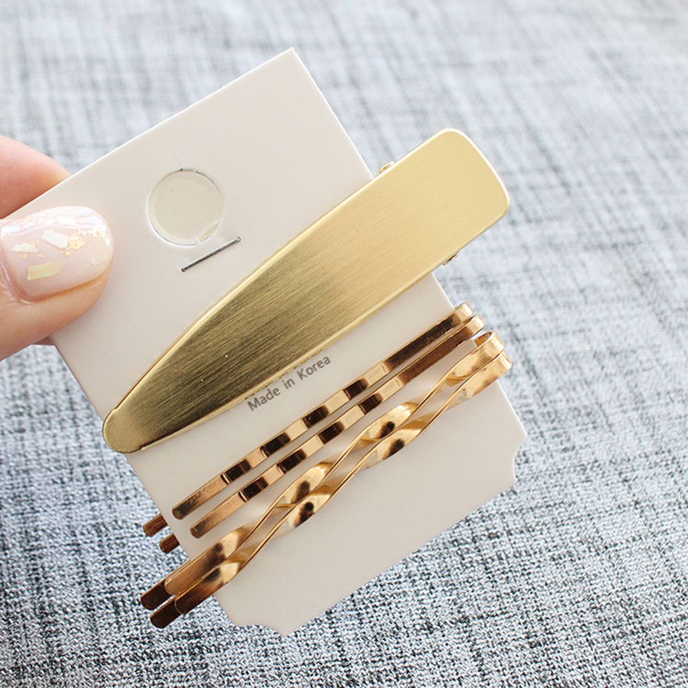 3Pcs/set Pearl Metal Gold Color Hair Clip Bobby Pin Barrette Hairband Hairpin Headdress for women girls Hair Accessories eprolo