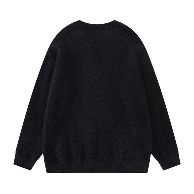 Crewneck Sweater Loose Casual Versatile Couple Top eprolo