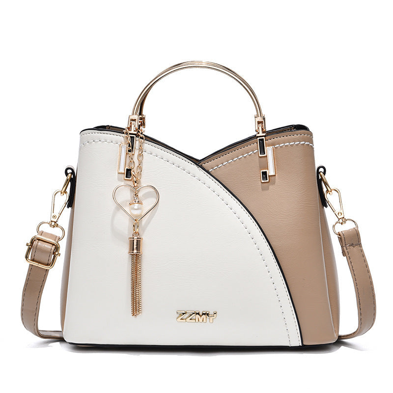 Trendy Handbag Korean Style Color Block Large Capacity Women's Bag Fashion Shoulder Crossbody Bag Wholesale Cross-border Bucket Bag eprolo