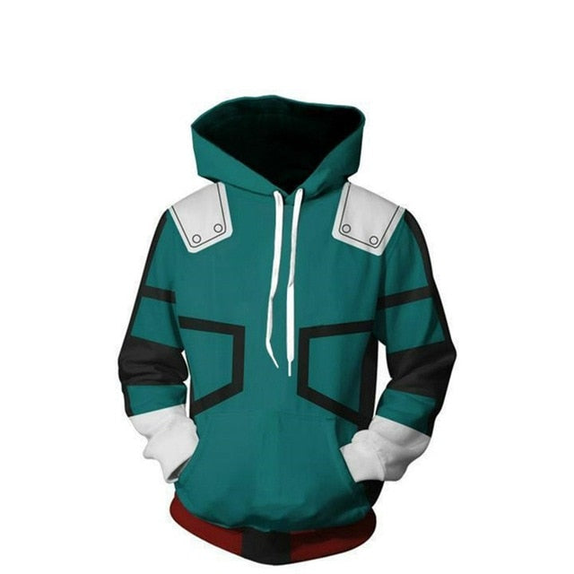 My Hero Academia Boku no Hero Academia Cosplay Costumes Men Women Sweatshirt Fashion zipper Hoodie School Uniforms Jackets Coat eprolo