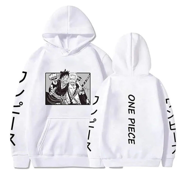 One Piece Sauron Anime Plush Loose Hoodie Sweater eprolo