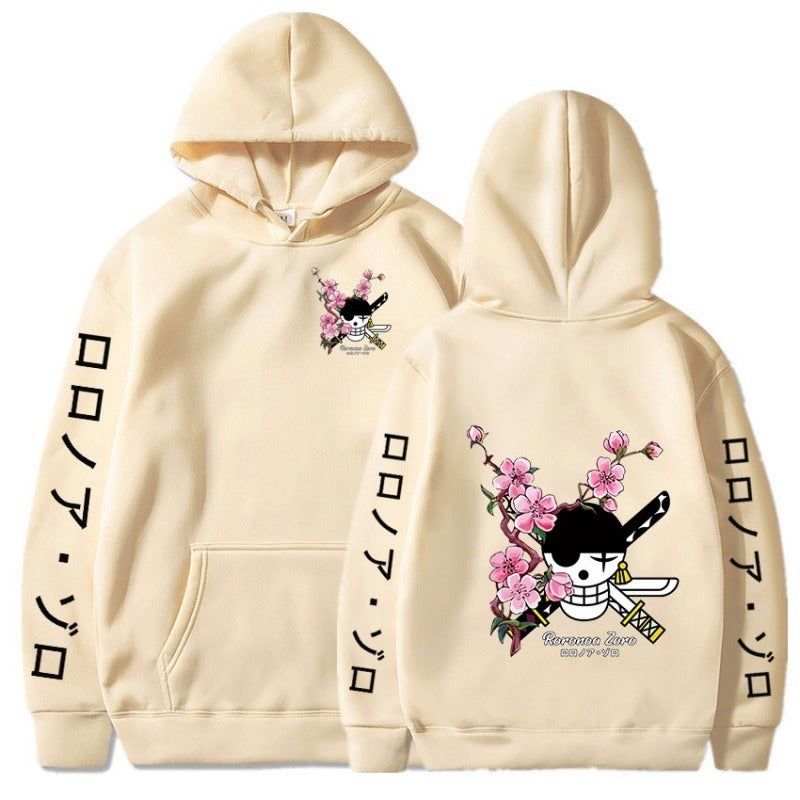 Pirate King Solon's new anime plush men's and women's hoodies cross-border hoodie anime hoodie eprolo