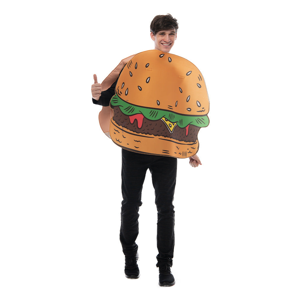 Compound Sponge Costumes School Activity Games Party Hamburger Bar Carnival Atmosphere Clothes eprolo