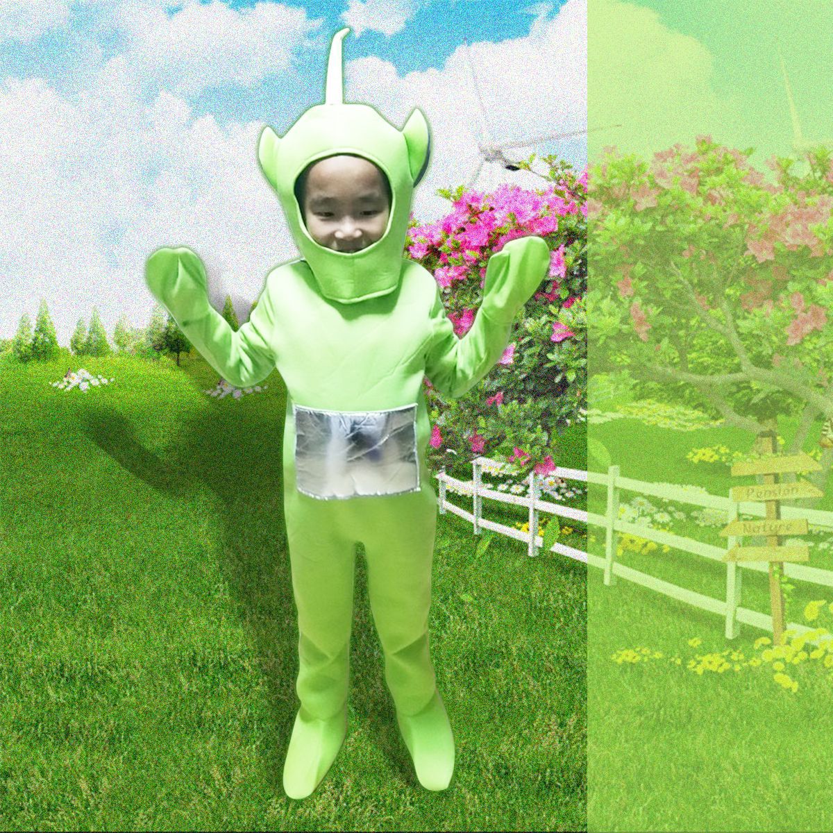New cartoon characters Teletubbies costumes Halloween party funny costumes campus activities cute costumes eprolo