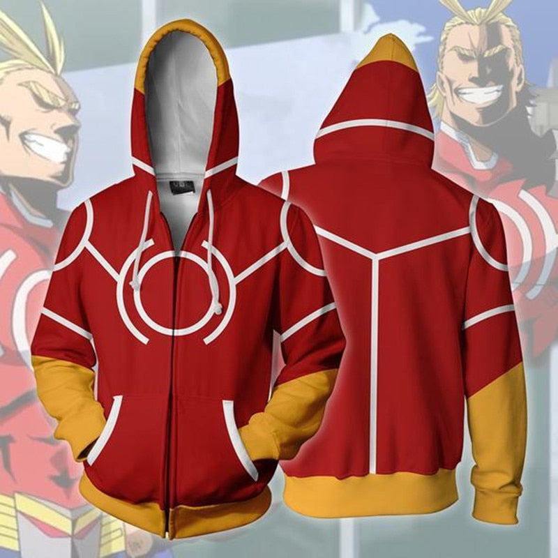 My Hero Academia Boku no Hero Academia Cosplay Costumes Men Women Sweatshirt Fashion zipper Hoodie School Uniforms Jackets Coat eprolo