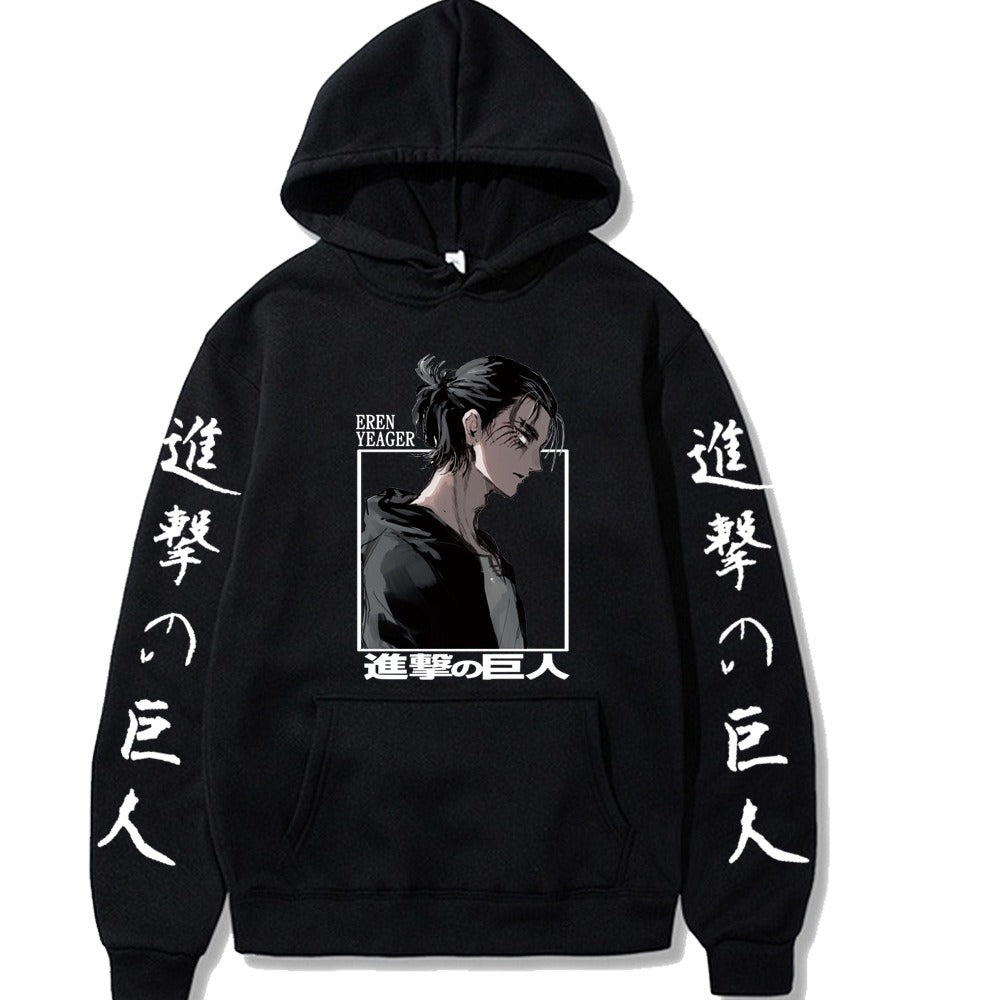 Attacking Giant Soldier Captain Printed Harajuku Junior anime Hoodie Sweatshirt eprolo