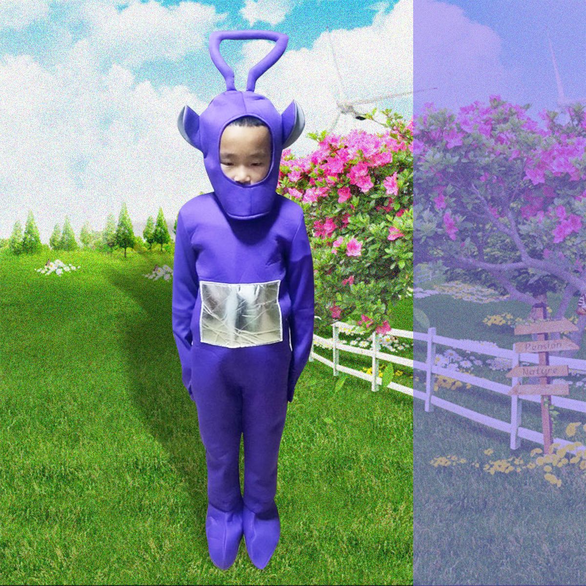 New cartoon characters Teletubbies costumes Halloween party funny costumes campus activities cute costumes eprolo