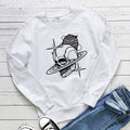 Round neck long sleeved sweatshirt eprolo
