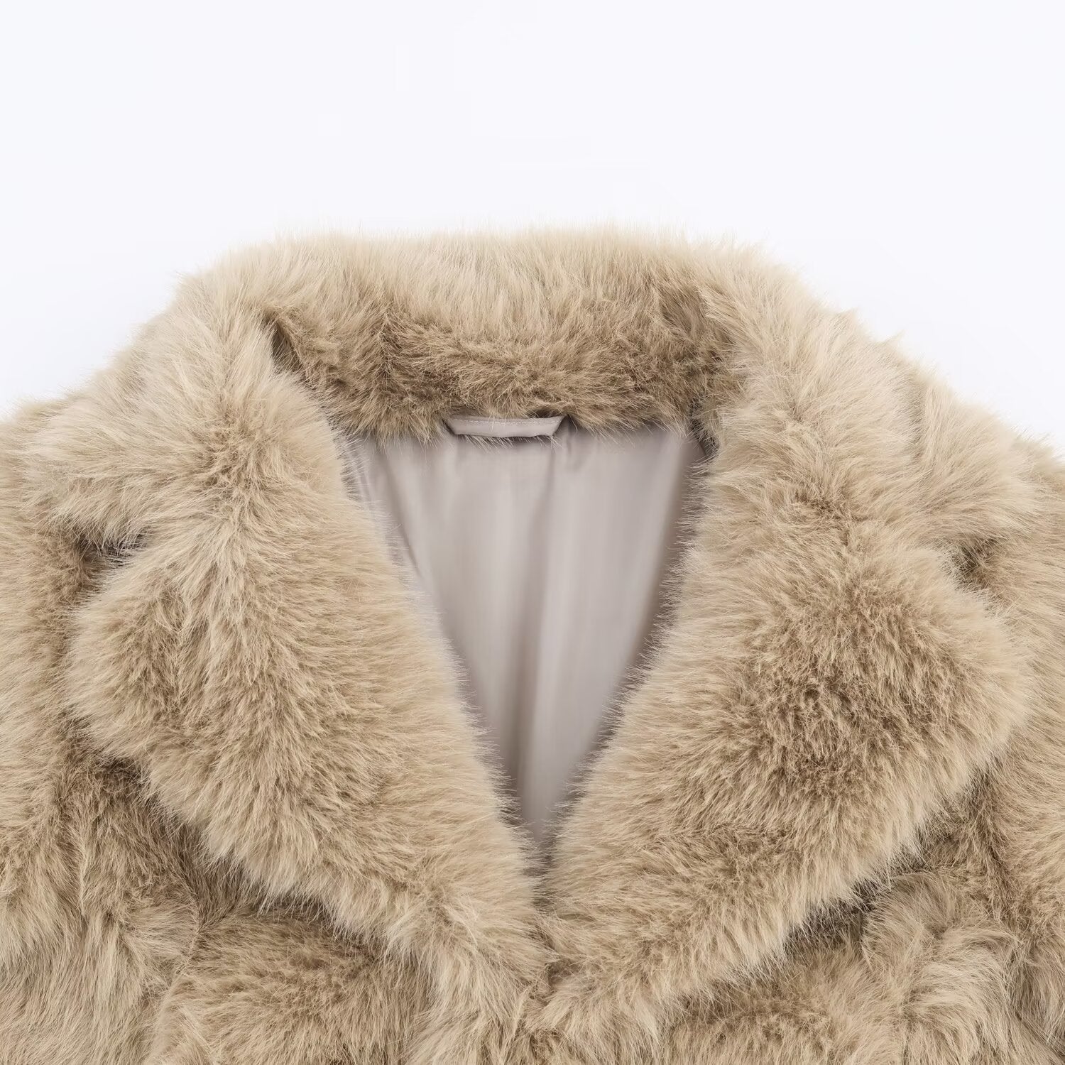 Artificial fur effect short jacket eprolo