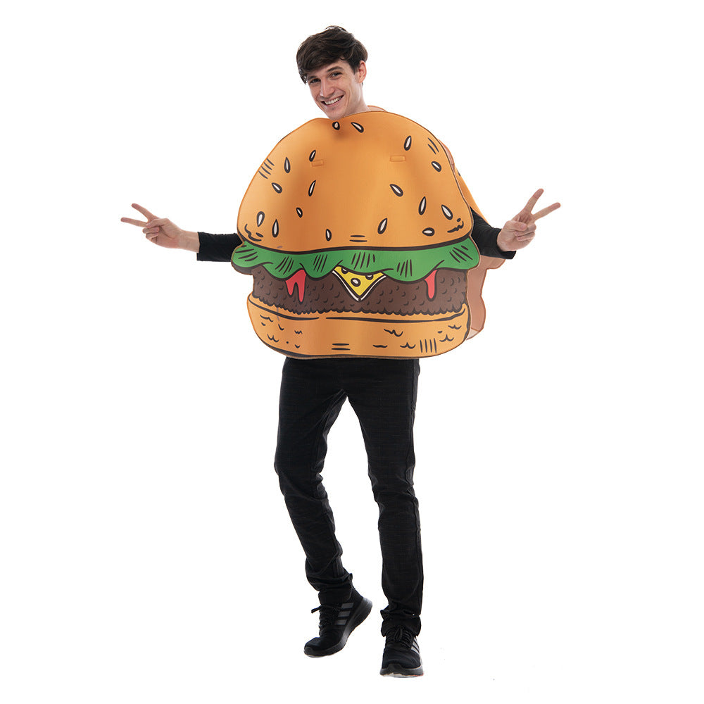 Compound Sponge Costumes School Activity Games Party Hamburger Bar Carnival Atmosphere Clothes eprolo