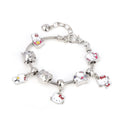 Cute Kitty Cat Bracelet Anime Girl Student JK Best Friend Birthday Gift Cartoon DIY Bracelet eprolo