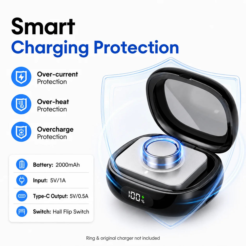 Charging Case for Oura Ring Gen 4 3 2000mAh Portable Power Bank AliExpress