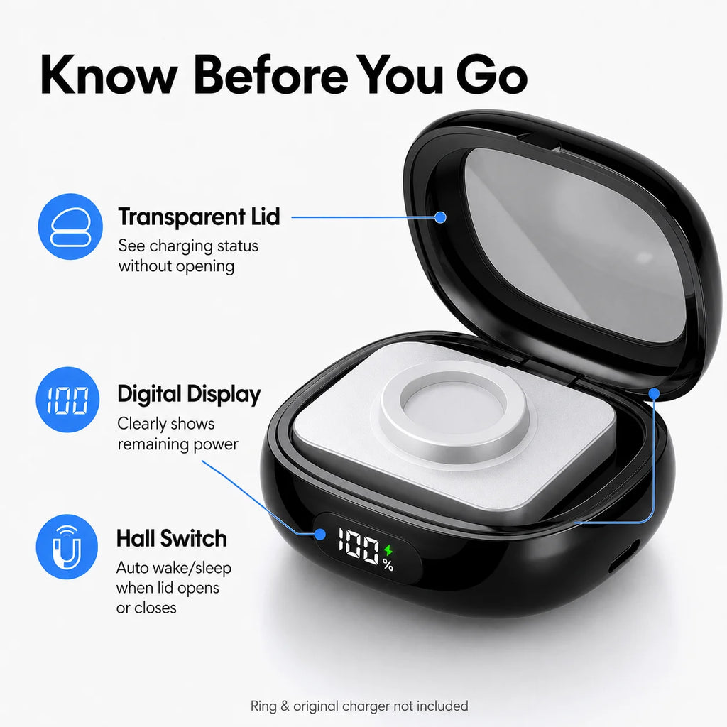 Charging Case for Oura Ring Gen 4 3 2000mAh Portable Power Bank AliExpress