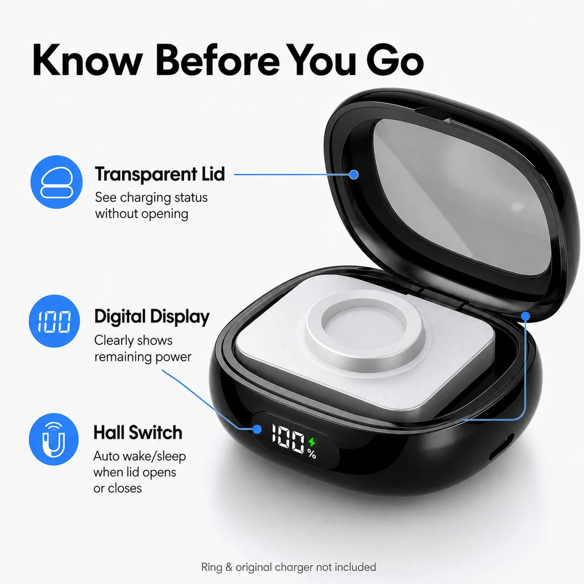 Charging Case for Oura Ring Gen 4 3 2000mAh Portable Power Bank AliExpress