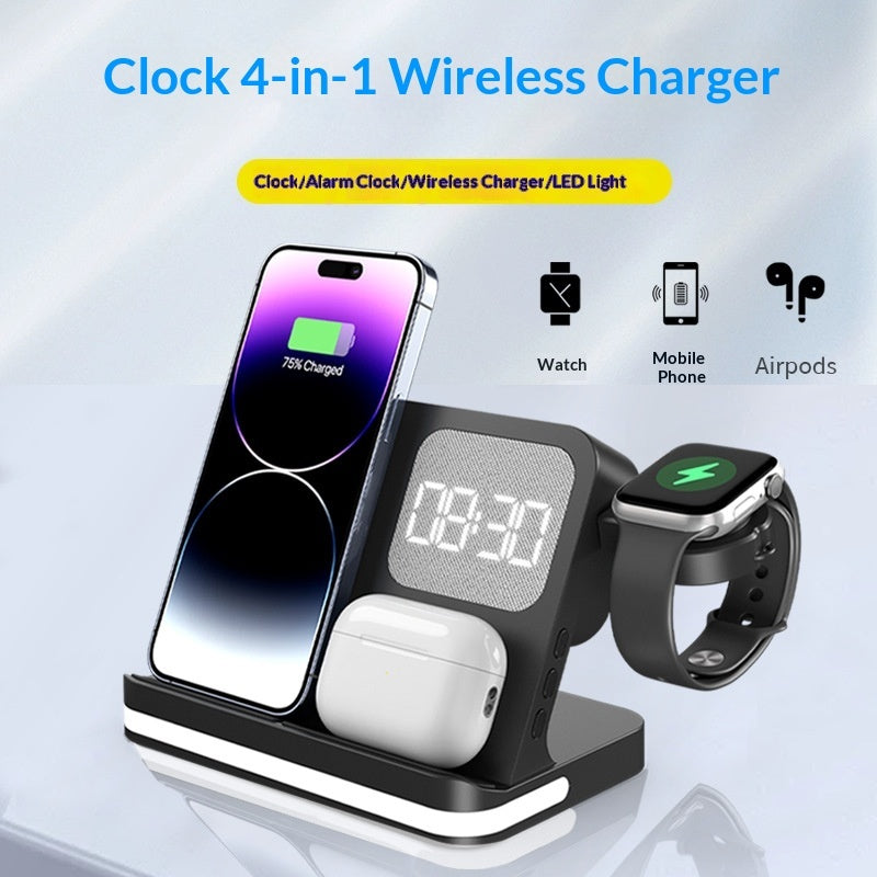 Multi-Device Wireless Charging Clock