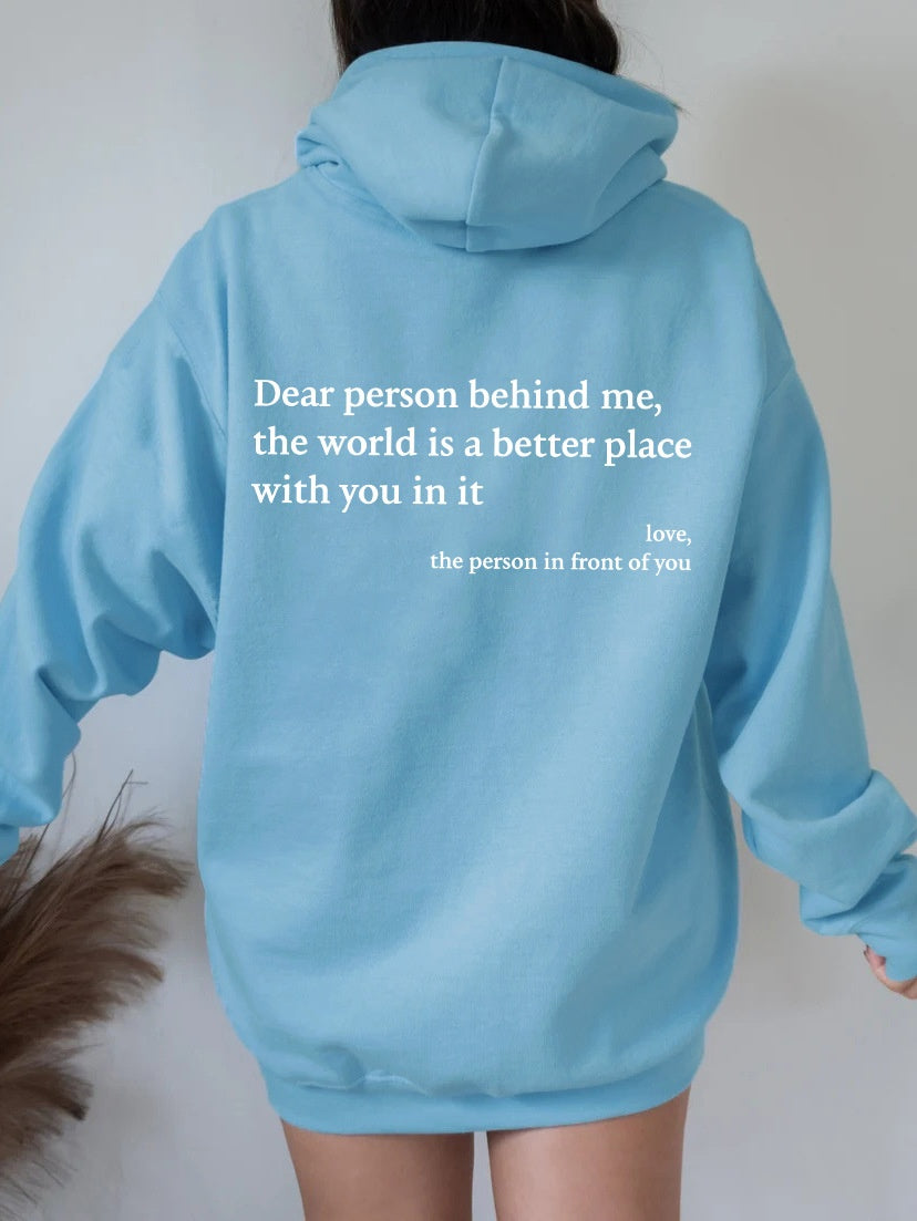 Inspirational Message Hoodie