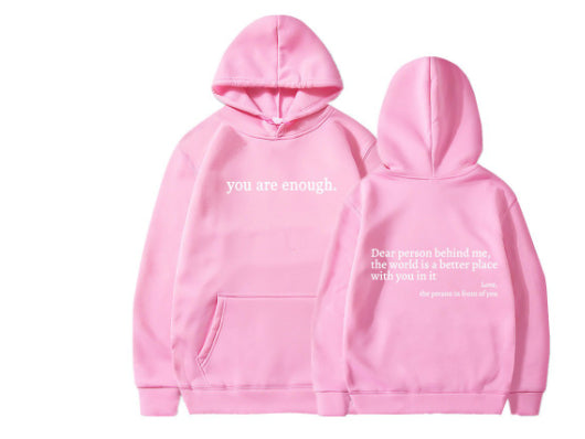 Inspirational Message Hoodie