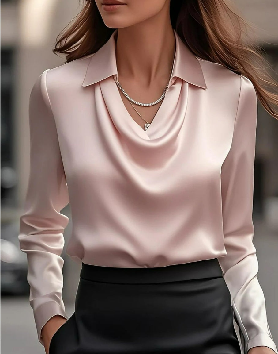 Satin Blouse Zees Vibe Vault