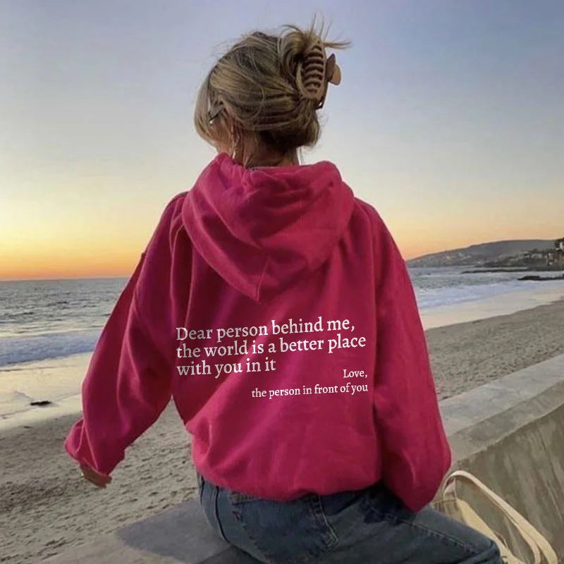 Inspirational Message Hoodie