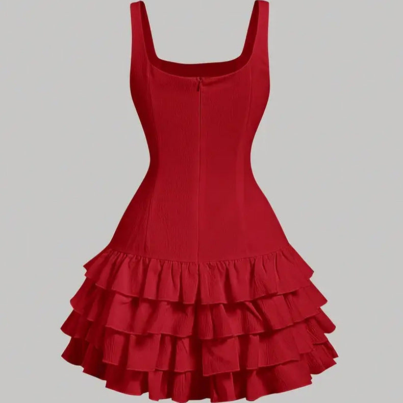 Red Sexy Camisole Dress
