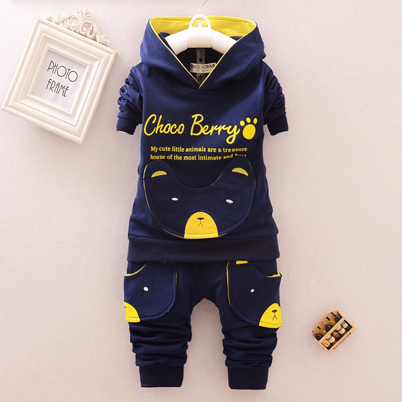 Baby Boy Long Sleeve Sports Two Piece Suit Zee's Vibe Vault